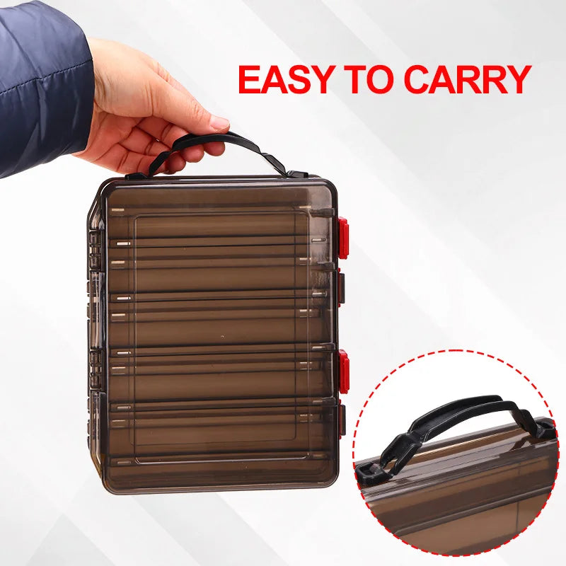 WEIHE FISHING White/Brown Tackle Box