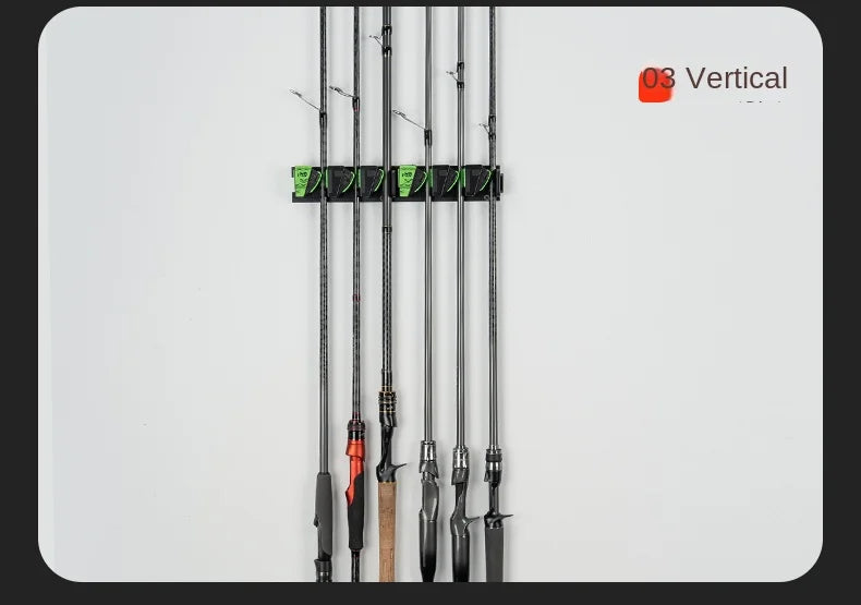 LINNHUE Wall Mounted Rod Holder