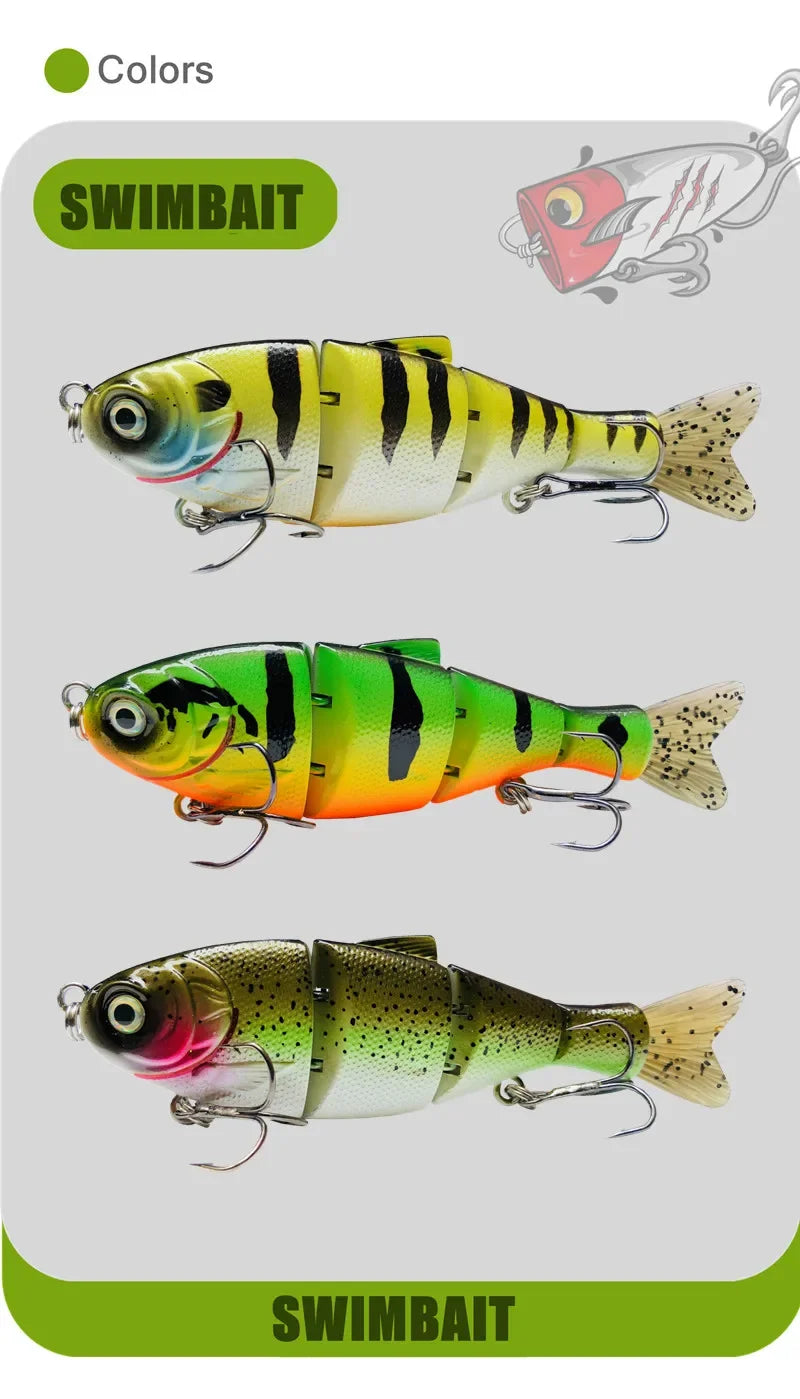 GREENSPIDER Slow-Sinking Hard Swimbait