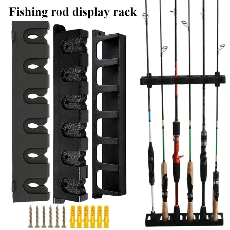 Fishing Rod Display Rack 6 Rod Capacity
