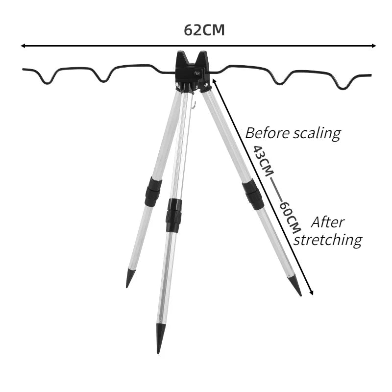 JOOYOO Portable Fishing Rod Stand
