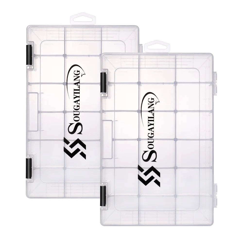 SOUGAYILANG 1-4pcs Clear Tackle Box