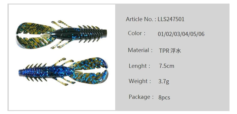 SUNMILE Soft Craw Bait