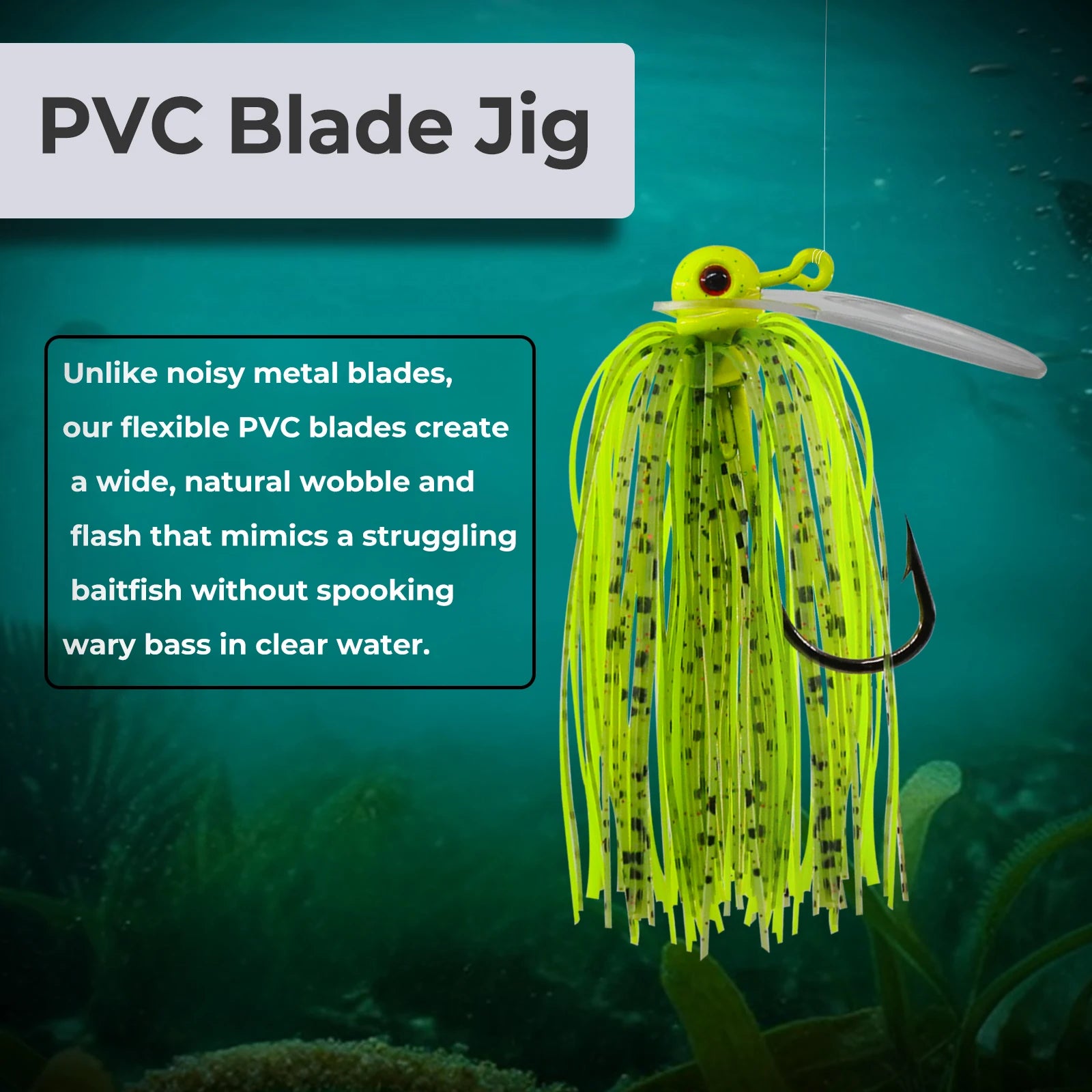 9KM DWLIFE Chatterbait Spotted & Multicolored