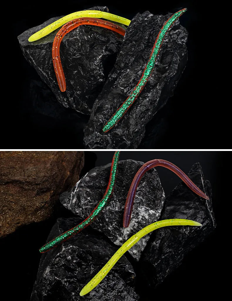 KINGDOM Soft Earthworm Bait 10-15pcs