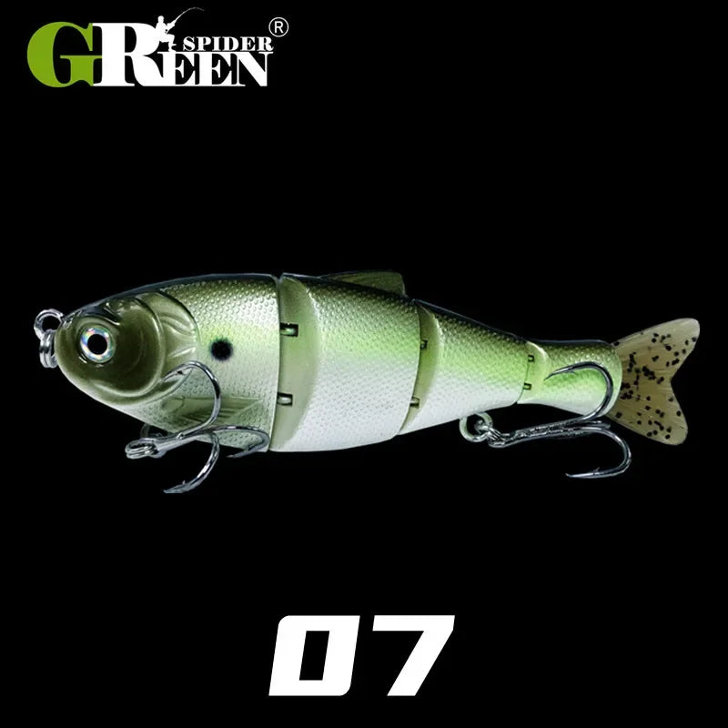 GREENSPIDER Slow-Sinking Hard Swimbait
