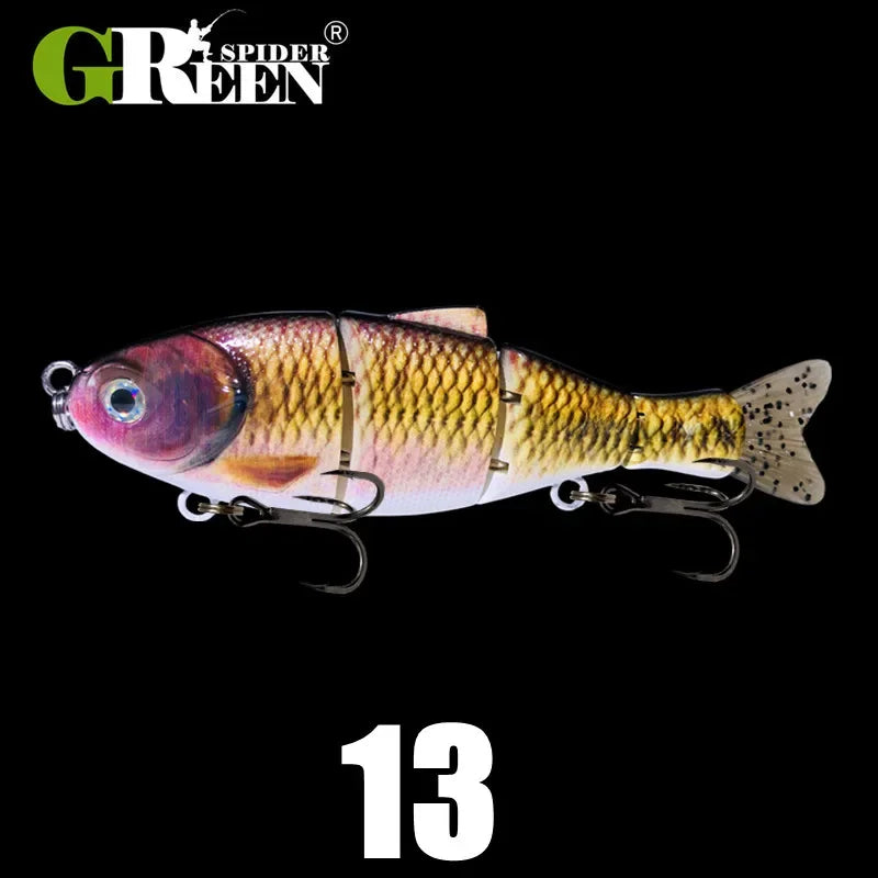 GREENSPIDER Slow-Sinking Hard Swimbait