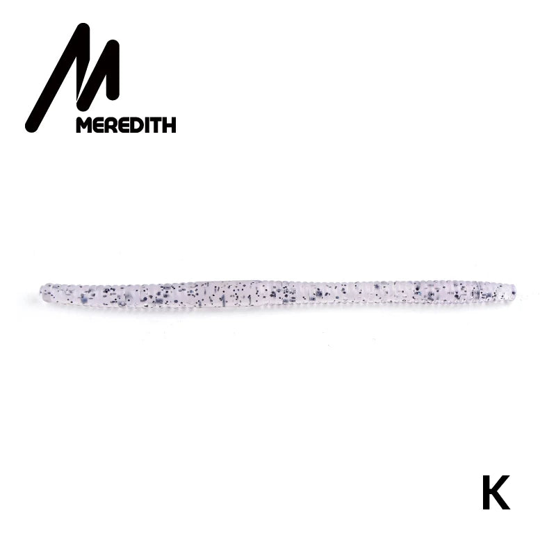 MEREDITH Soft Colored Worm 10pcs