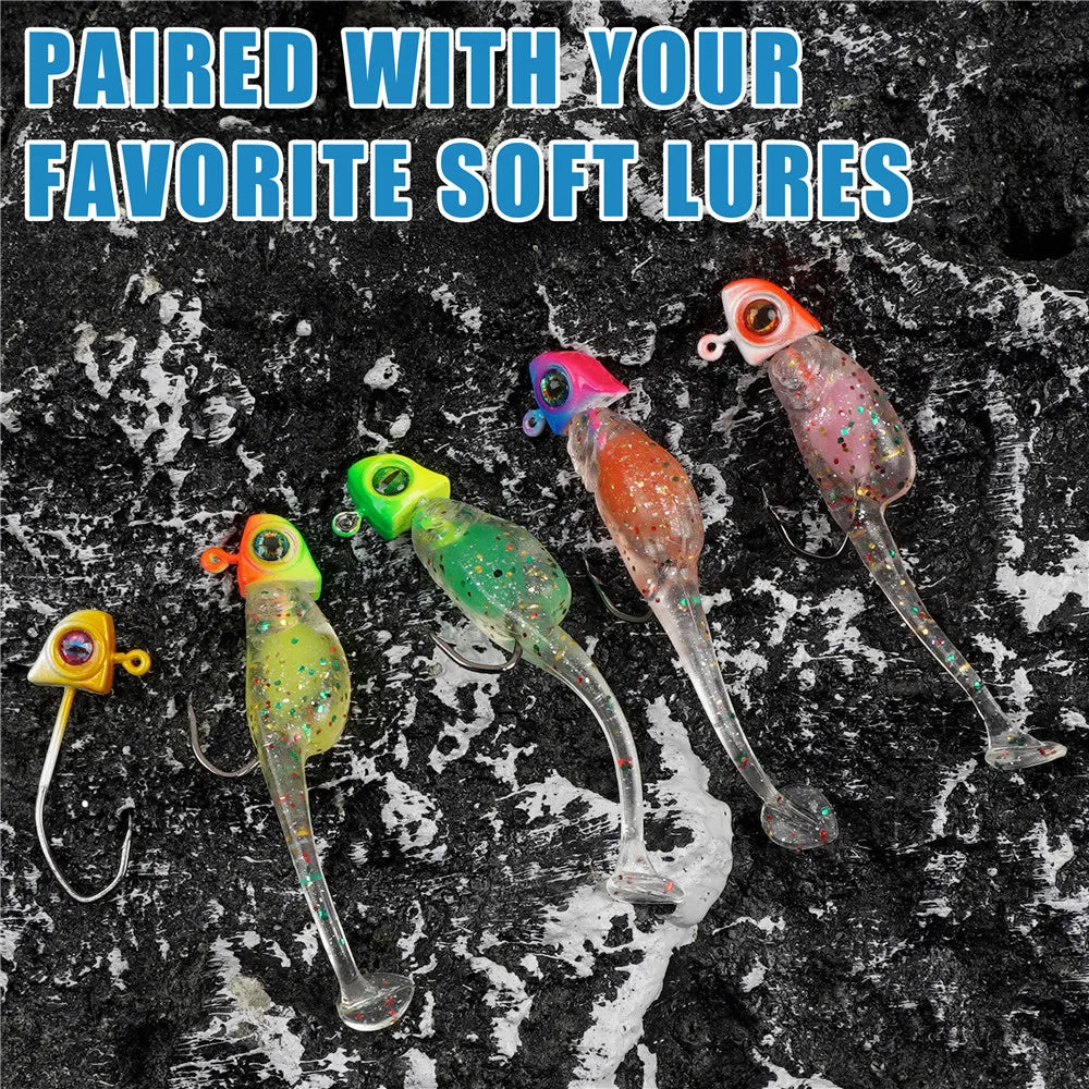 JSHANMEI Colored Jig Heads