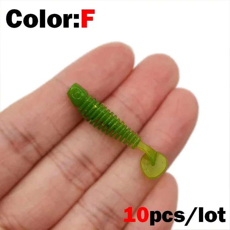 OUTKIT Mini Soft Swimbaits 10pcs