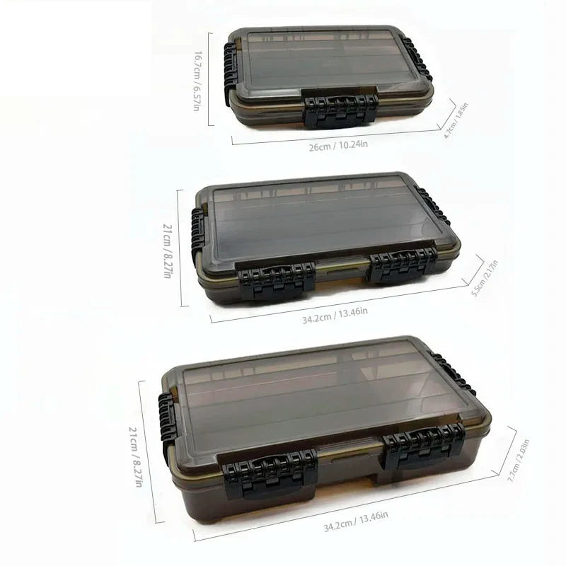 JSFUN Waterproof Fishing Tackle Box