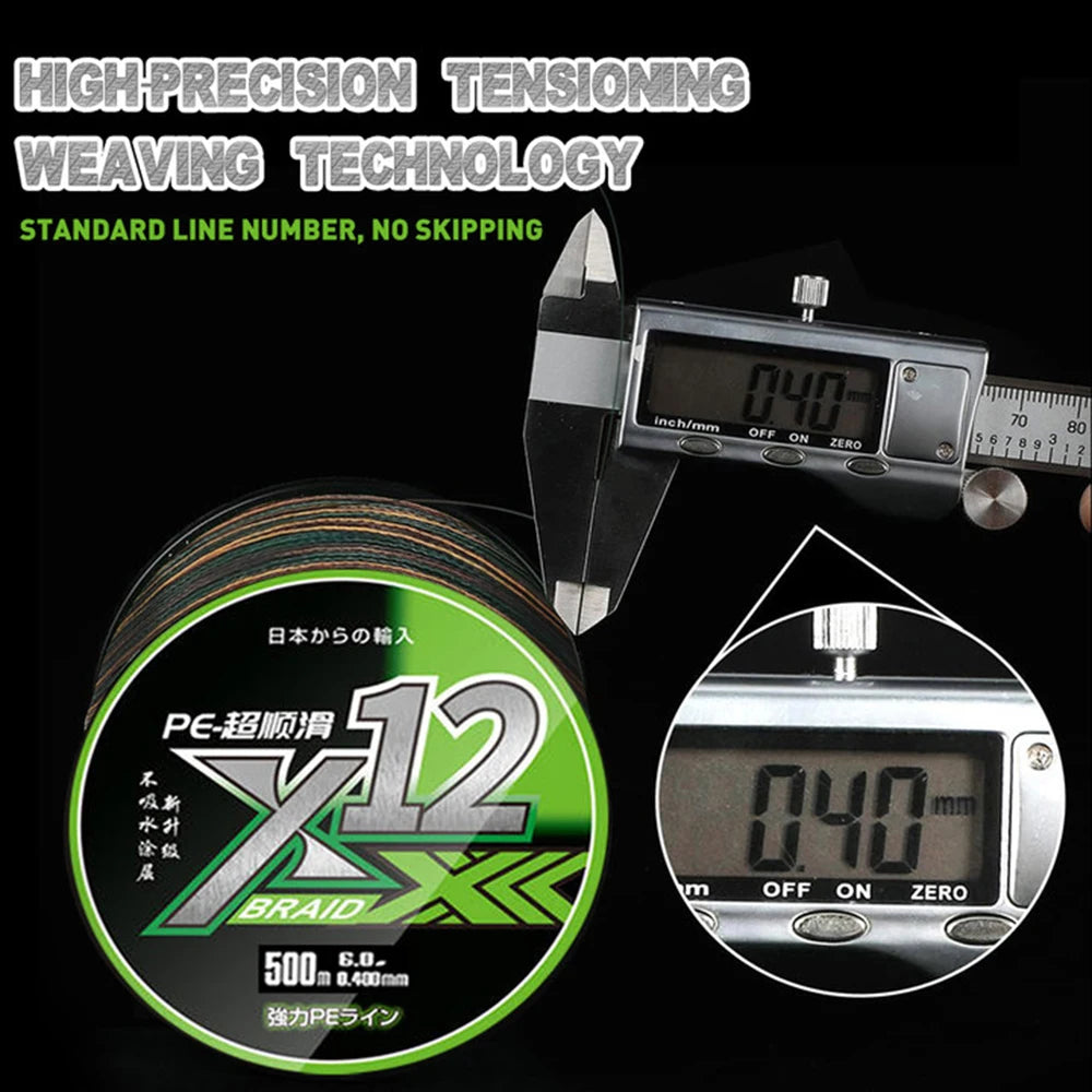 X12 Braided Fishing Line