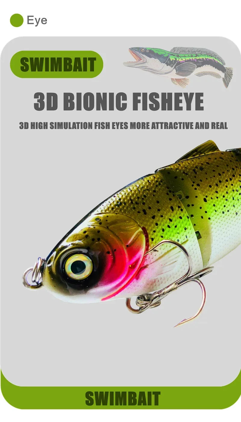 GREENSPIDER Slow-Sinking Hard Swimbait