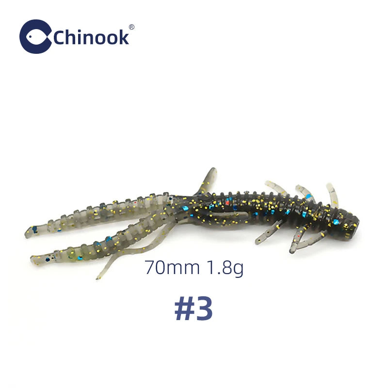 CHINOOK Soft Colorful Craw Lure