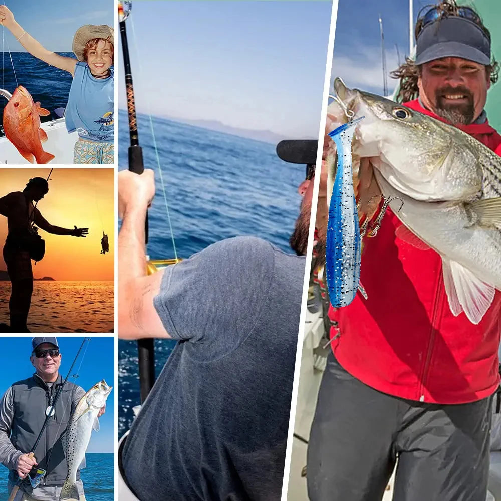 Colored Soft Swimbaits