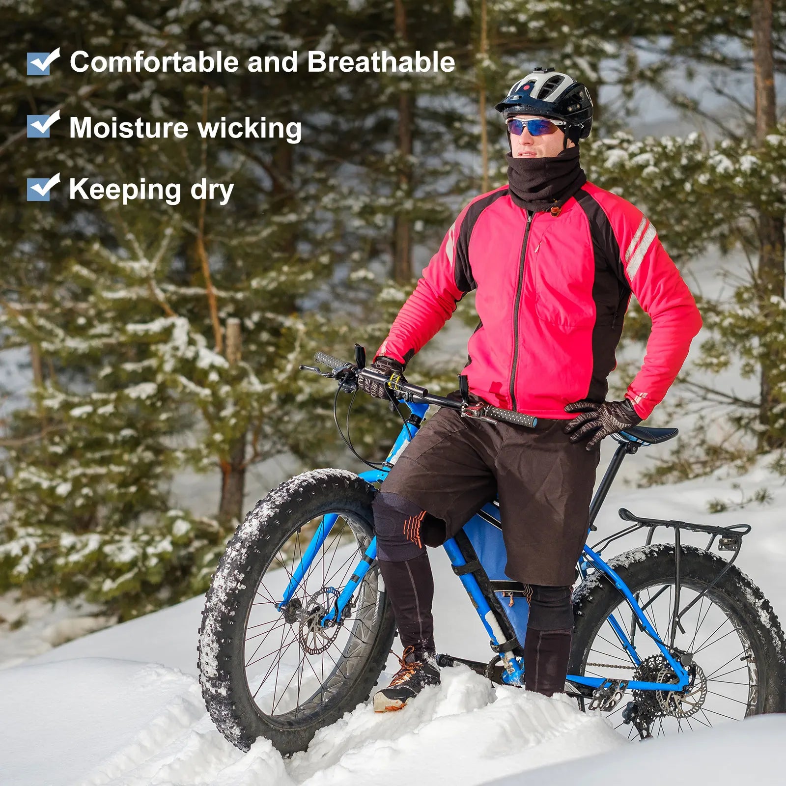 Polar Fleece Neck Tube 2pcs