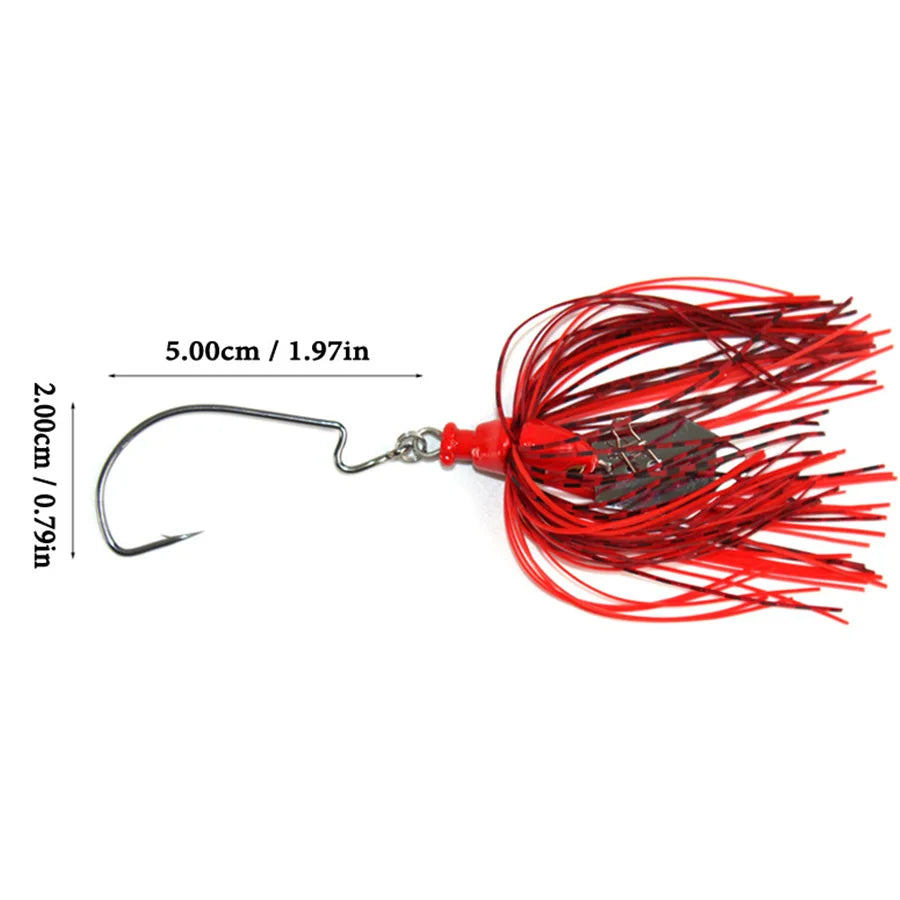 BODECIN Chatterbait Multicolored 3pcs