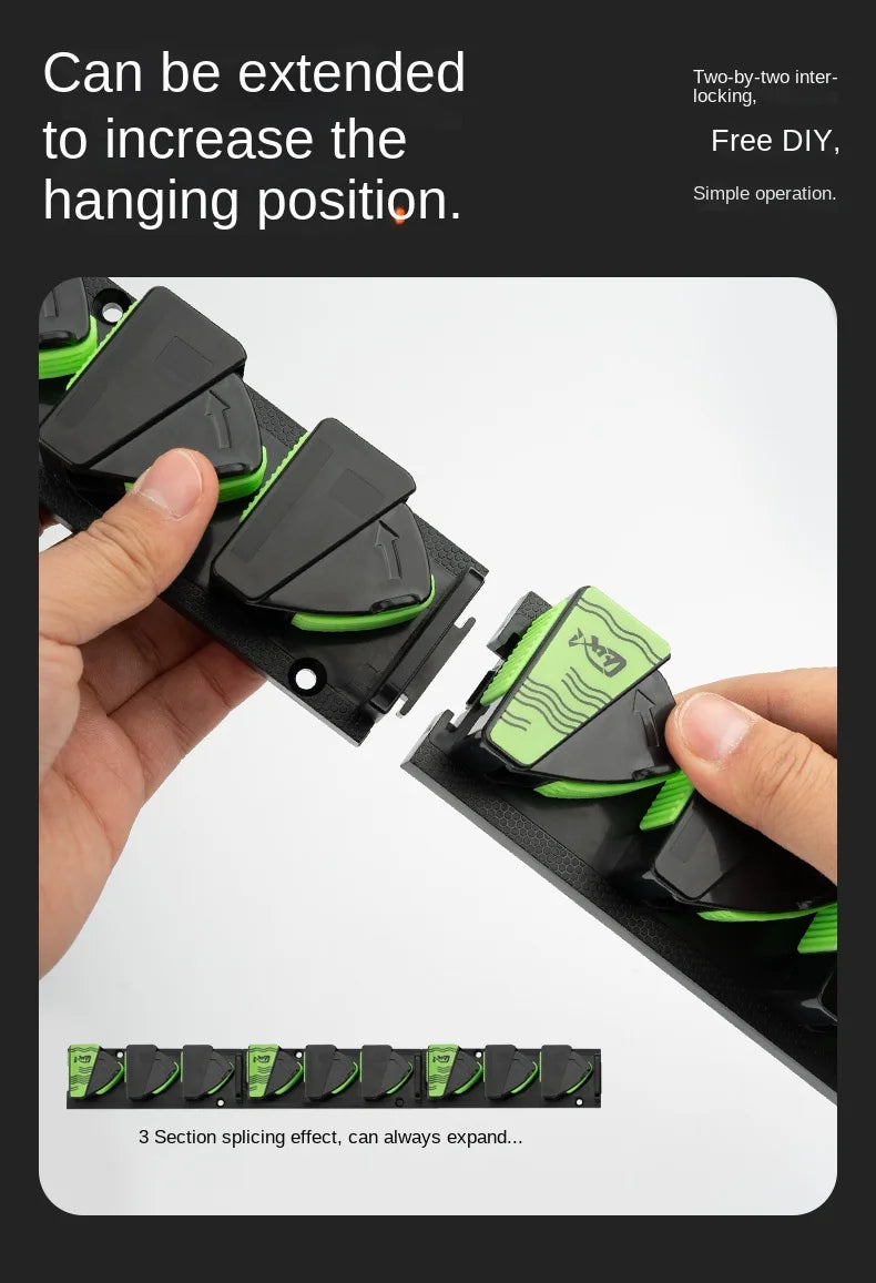 LINNHUE Wall Mounted Rod Holder