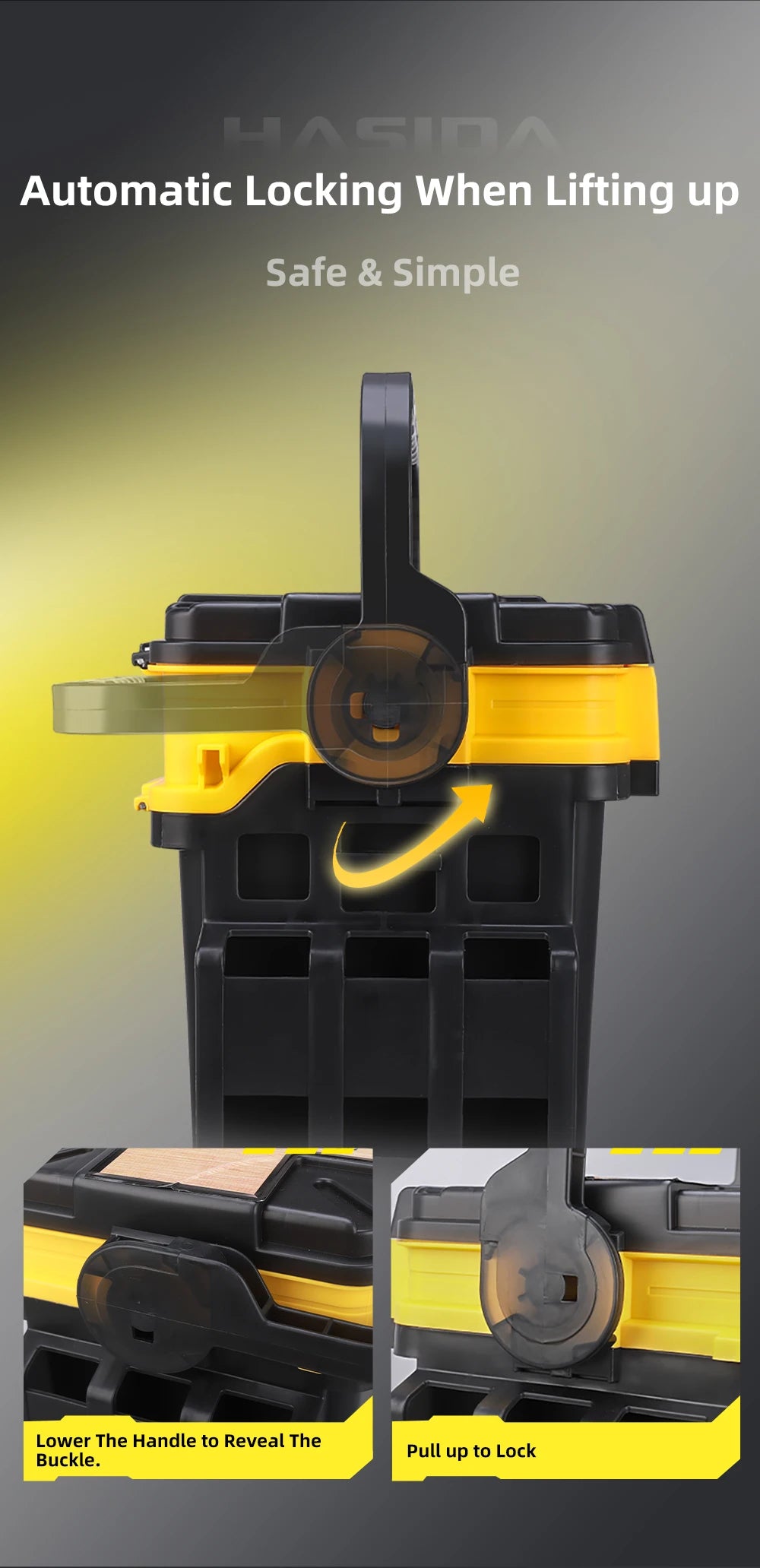 HISTAR Self-Locking Fishing Tackle Box