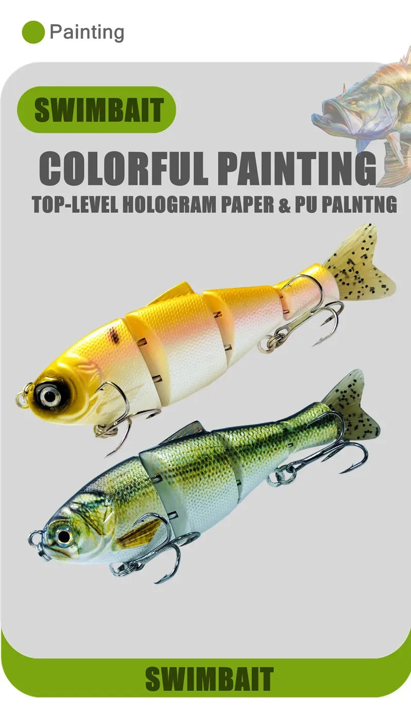 GREENSPIDER Slow-Sinking Hard Swimbait