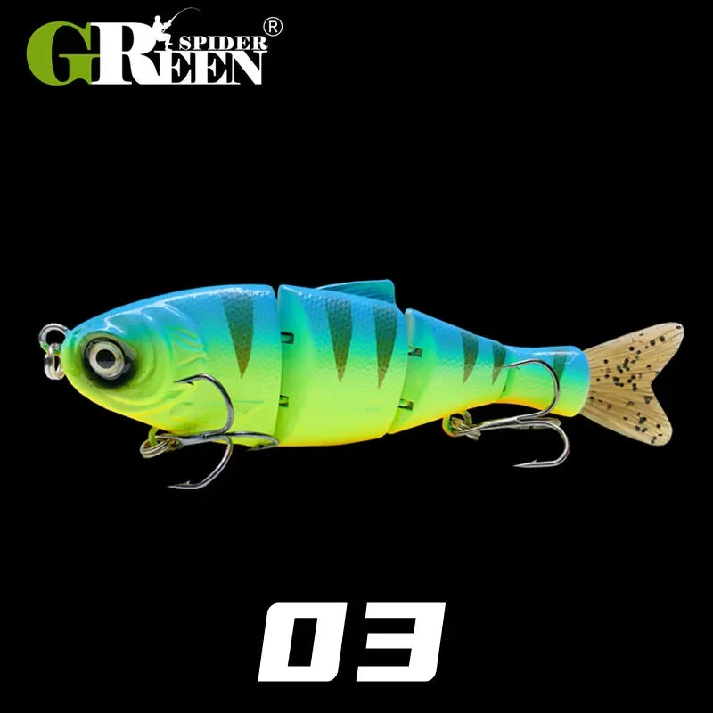 GREENSPIDER Slow-Sinking Hard Swimbait