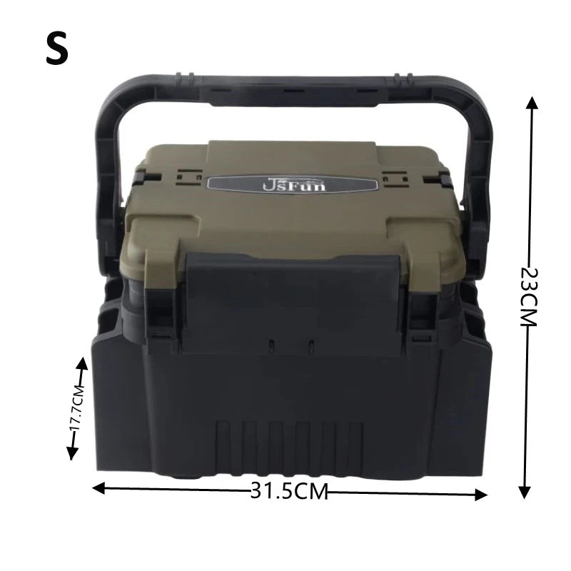 JSFUN Large Fishing Tackle Box