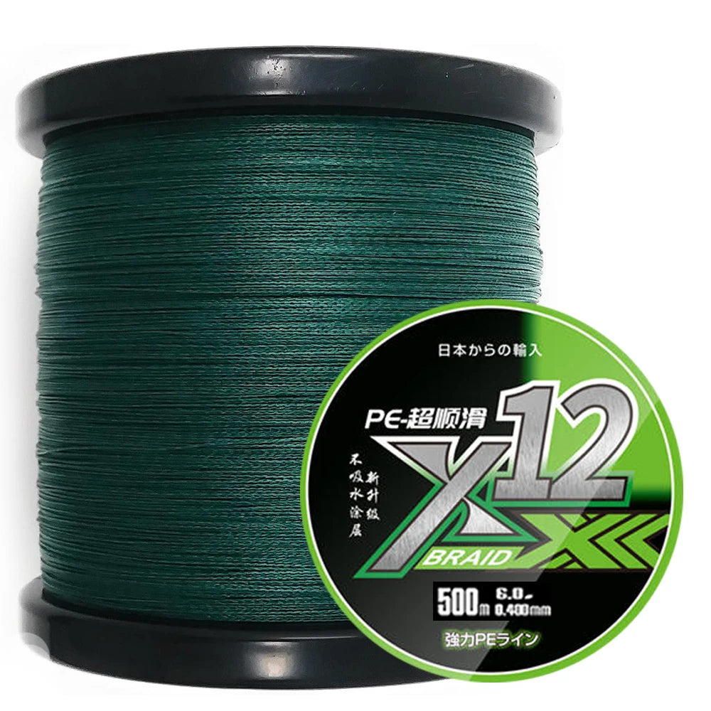 X12 Braided Fishing Line