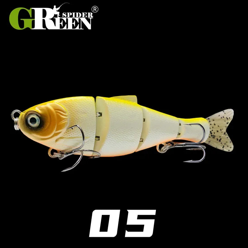GREENSPIDER Slow-Sinking Hard Swimbait