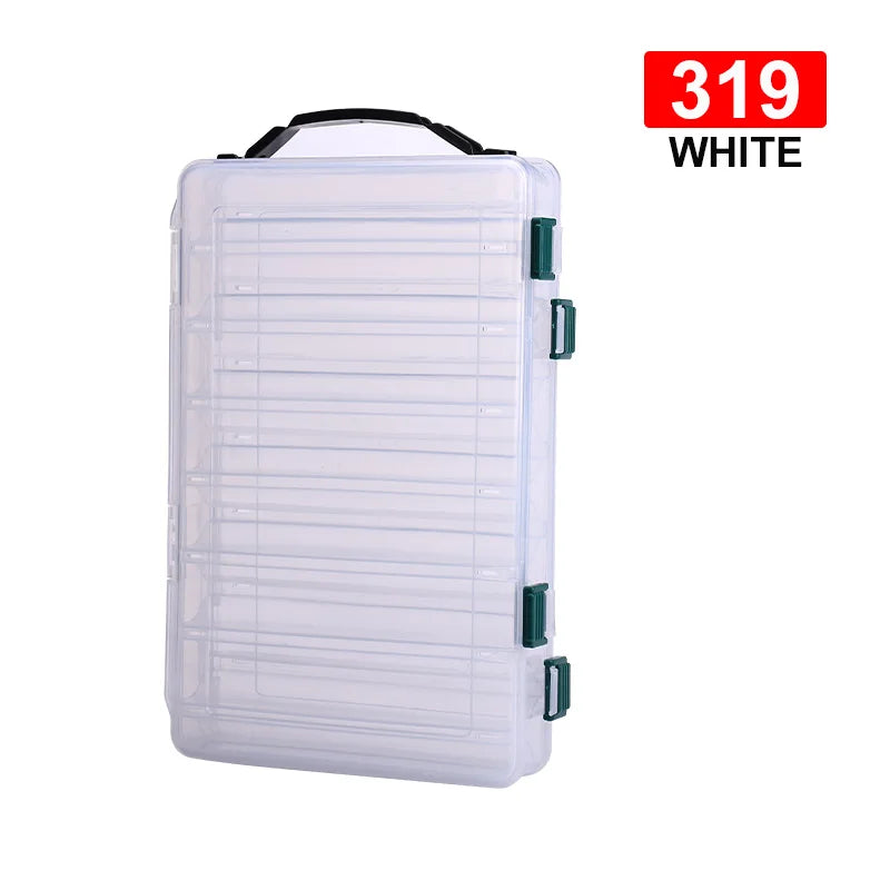 WEIHE FISHING White/Brown Tackle Box