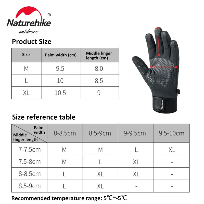 NATUREHIKE Touch Screen Gloves