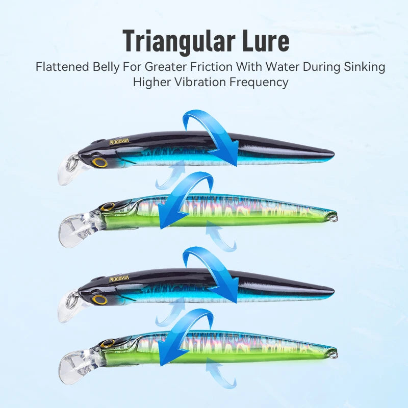 KINGDOM Sinking Minnow Crankbait