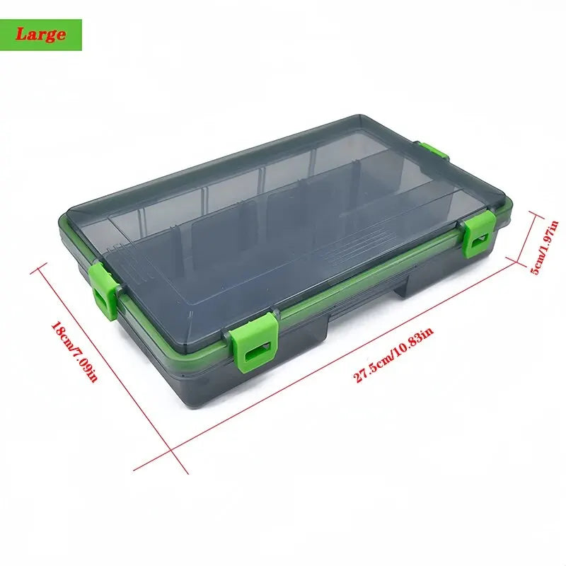 YIRUMEI Orange/Green Tackle Box
