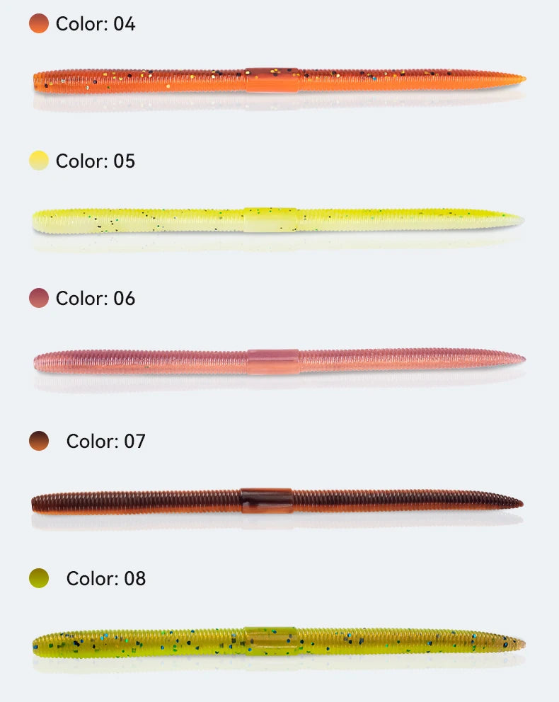 KINGDOM Soft Earthworm Bait 10-15pcs