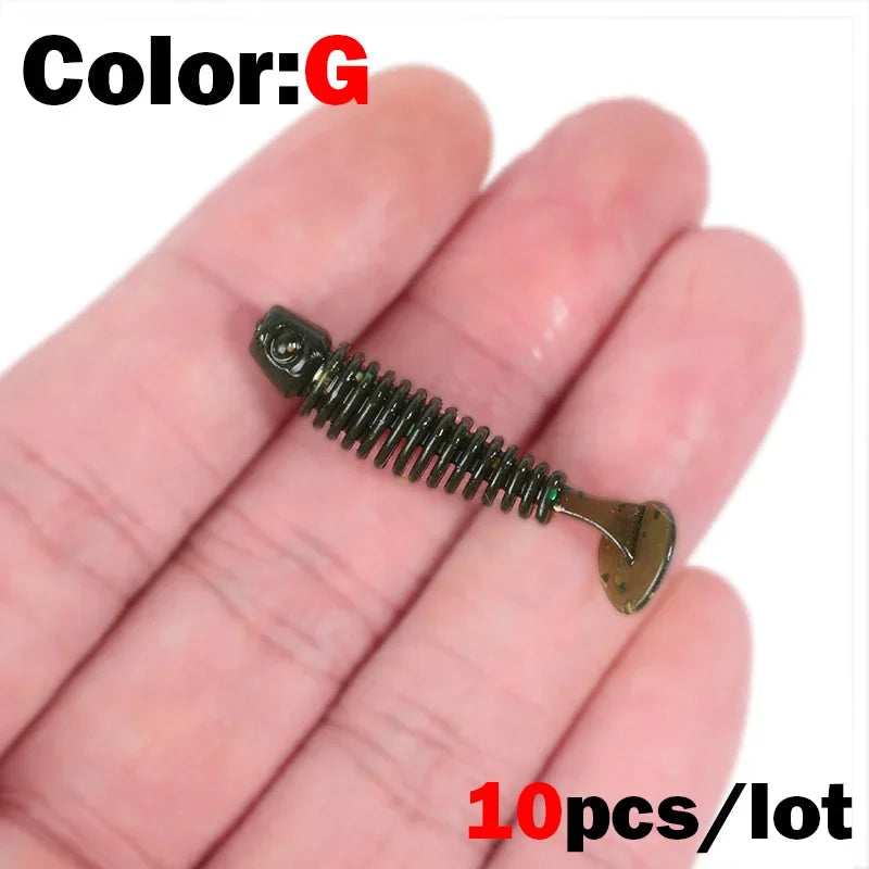 OUTKIT Mini Soft Swimbaits 10pcs