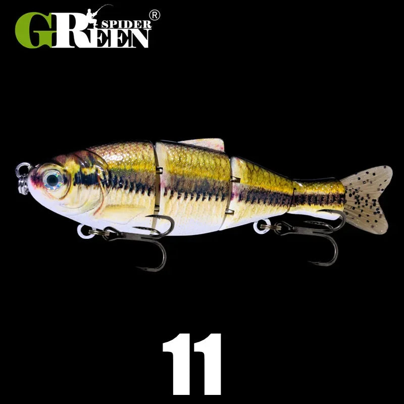 GREENSPIDER Slow-Sinking Hard Swimbait