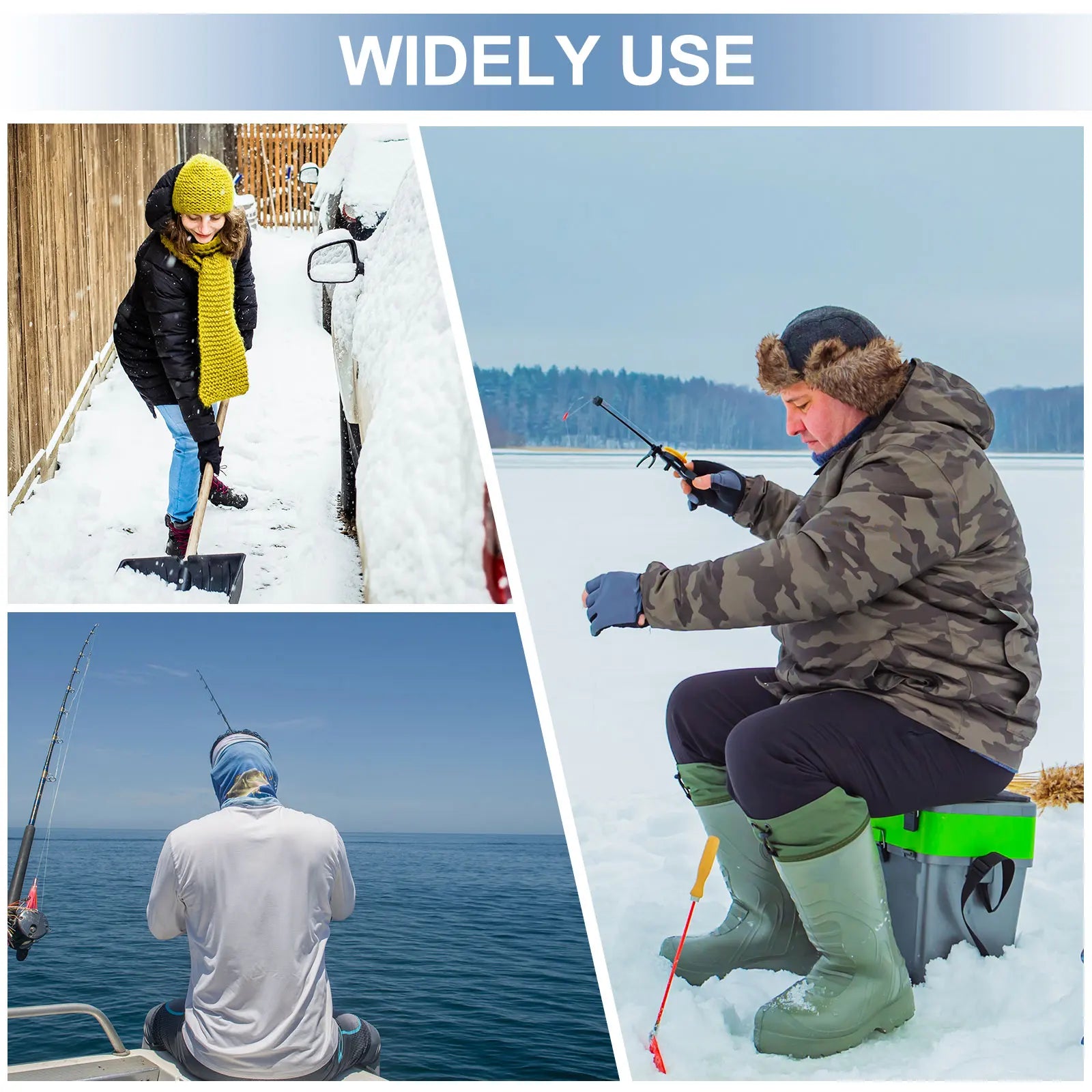 Polar Fleece Neck Tube 2pcs