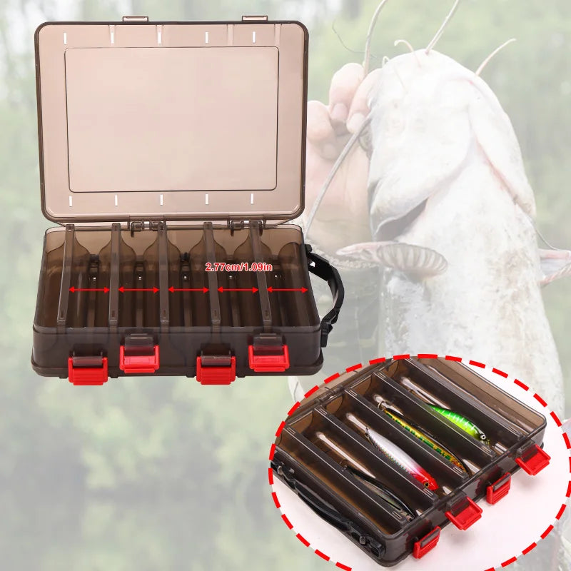 WEIHE FISHING White/Brown Tackle Box