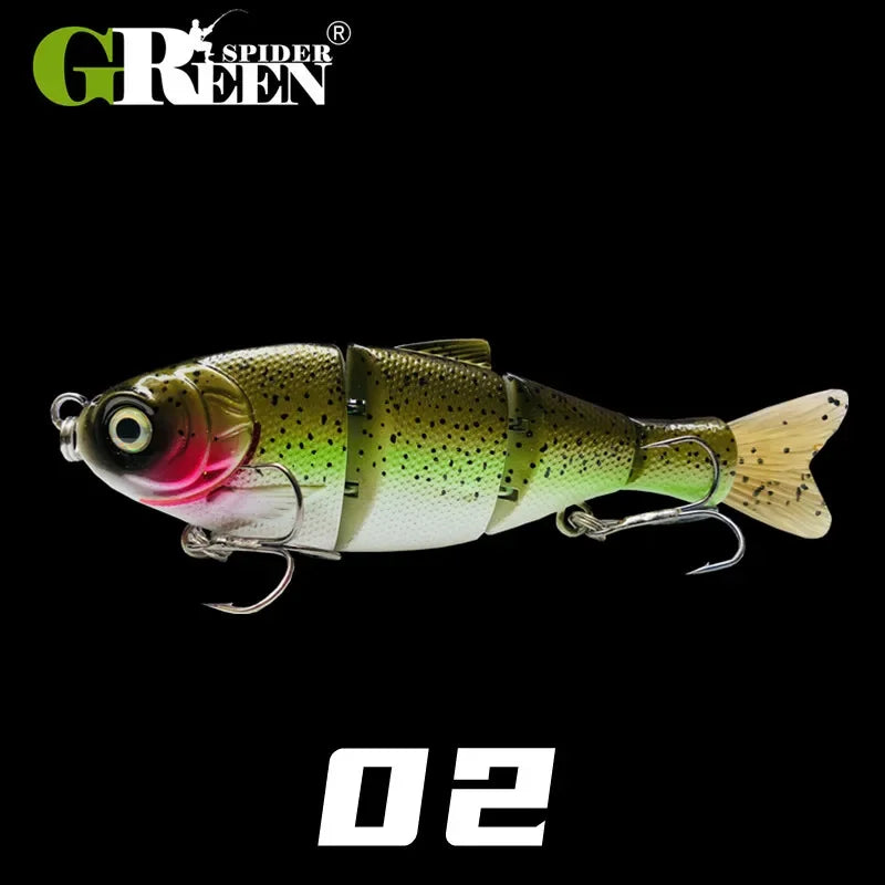 GREENSPIDER Slow-Sinking Hard Swimbait