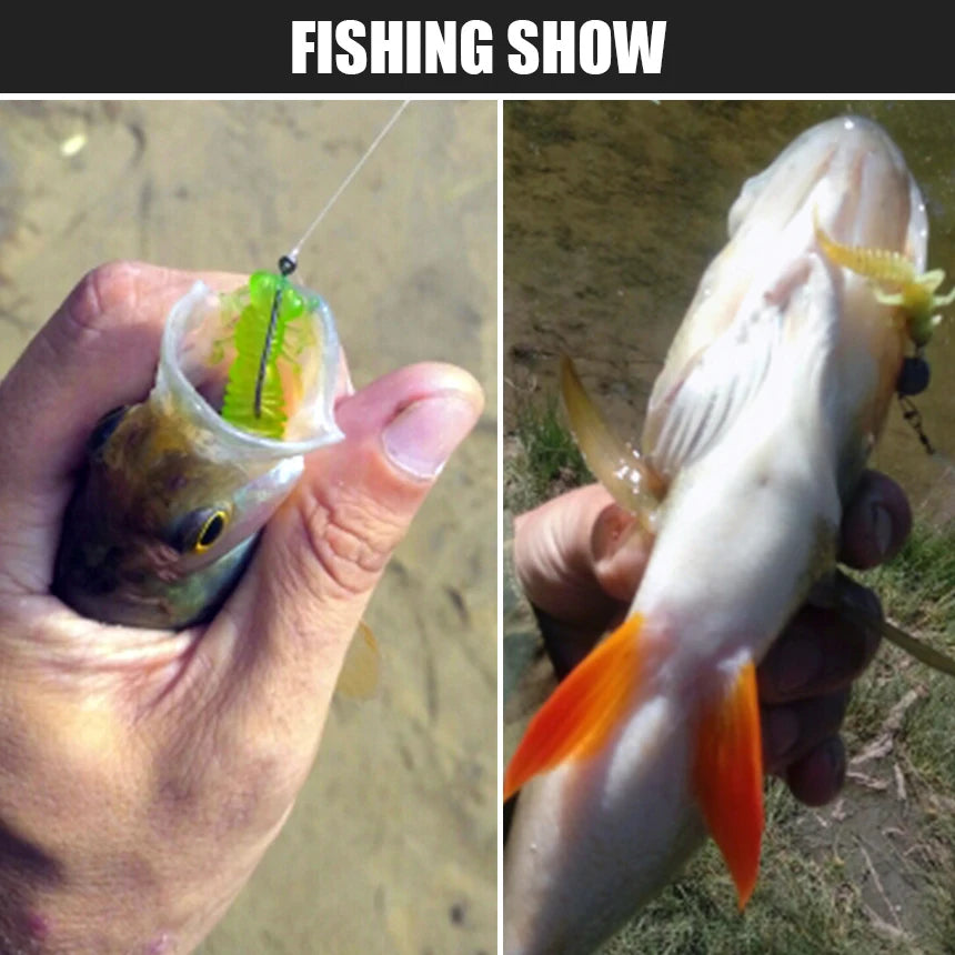 SPINPOLER Larve Soft Plastic Bait 10pcs