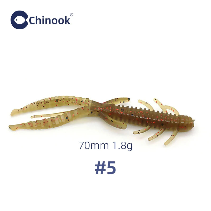 CHINOOK Soft Colorful Craw Lure