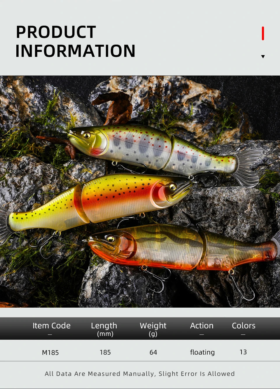 BEARKING Floating Hard Swimbait