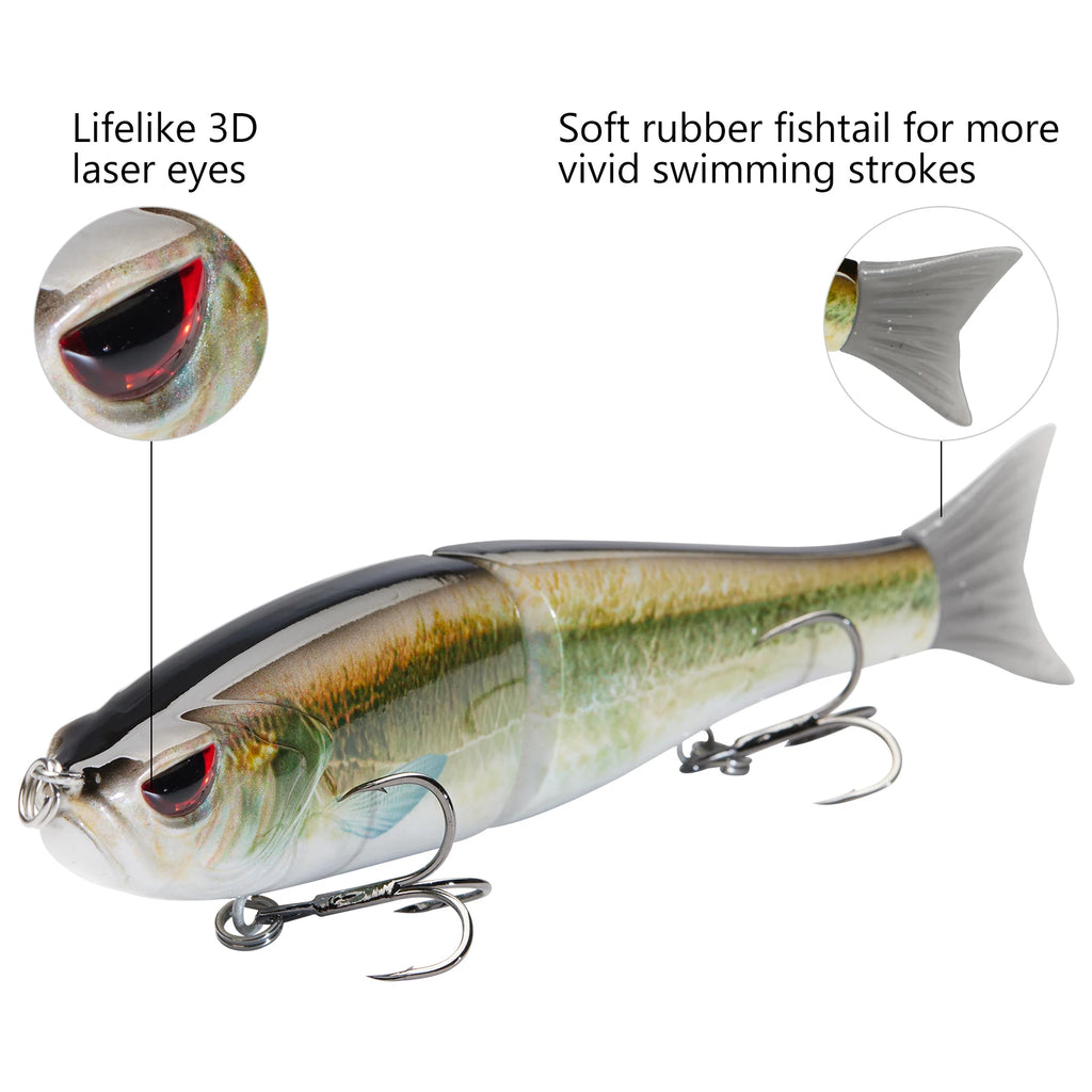 BASSDASH Hard Sinking Swimbait