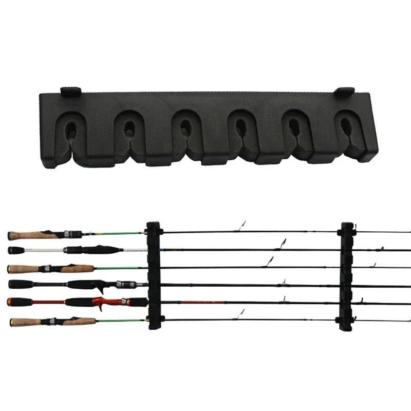 Fishing Rod Display Rack 6 Rod Capacity