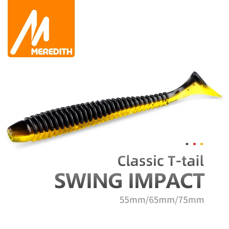 MEREDITH Swing Impact Classic Soft Swimbait 20pcs