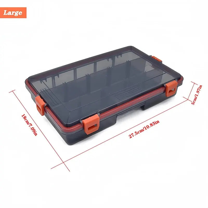 YIRUMEI Orange/Green Tackle Box