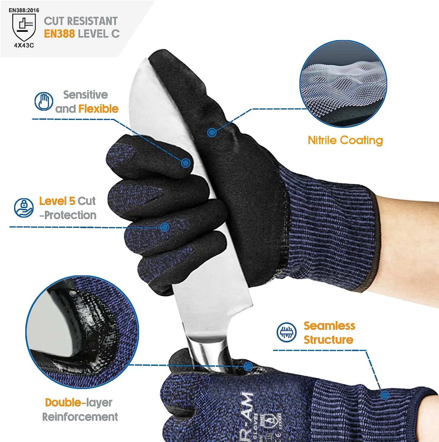A5 Cut-Resistant Gloves