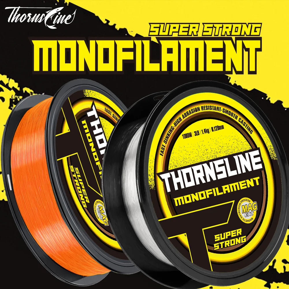 Thorns Line Orange/White/Blue/Purple/Red Fluorocarbon Fishing Line