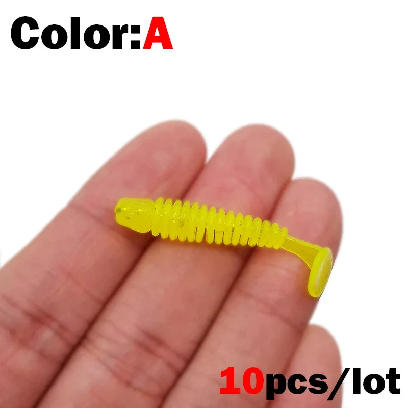 OUTKIT Mini Soft Swimbaits 10pcs