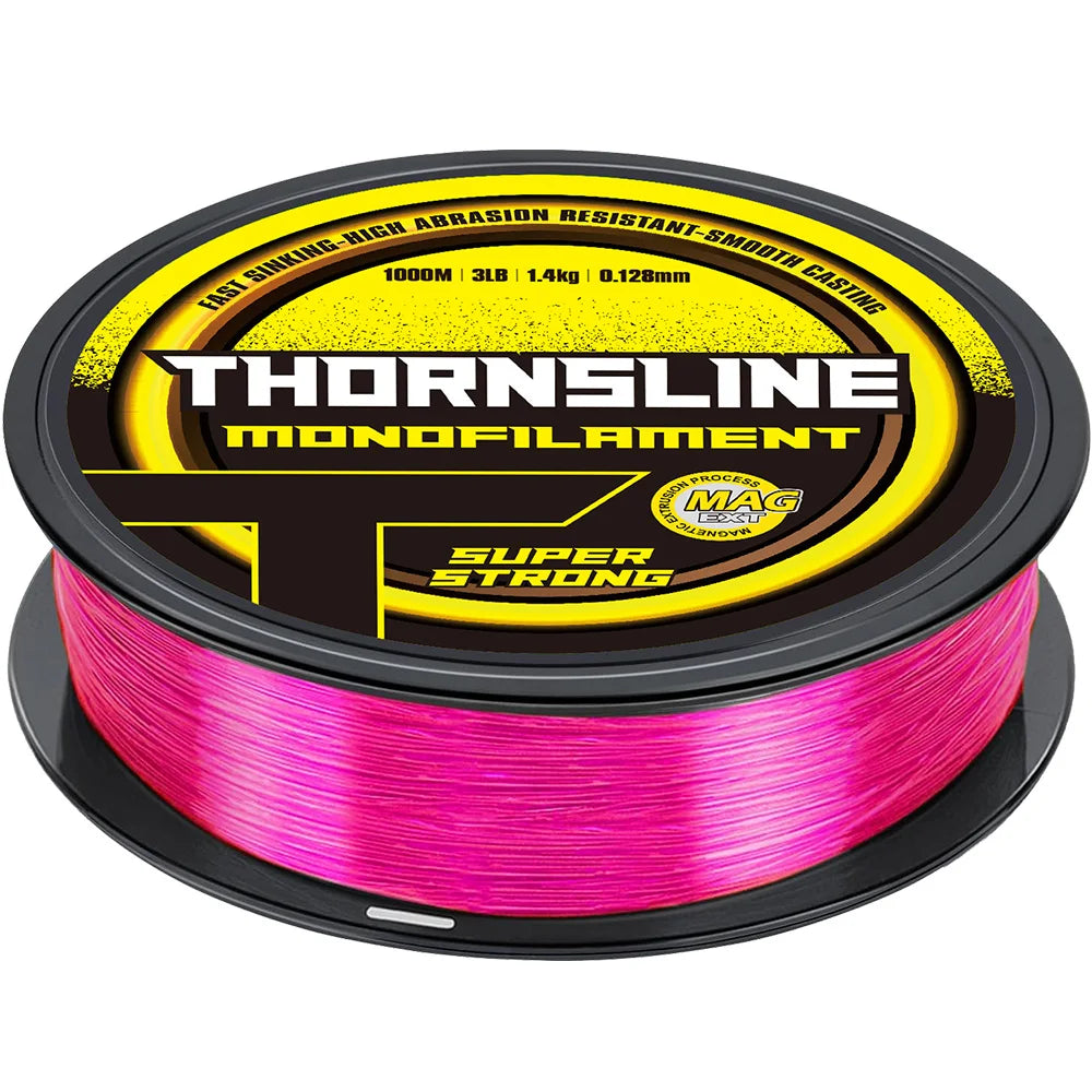 Thorns Line Orange/White/Blue/Purple/Red Fluorocarbon Fishing Line