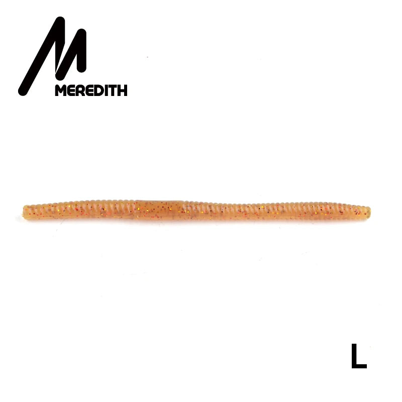 MEREDITH Soft Colored Worm 10pcs